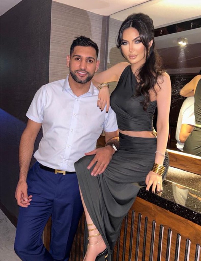 Amir Khan and Faryal Makhdoom in Scotland, UK  In February 2023 
