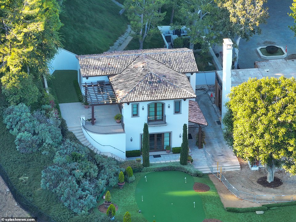 DailyMail.com It learned that a construction permit report was filed with the Los Angeles Department of Building and Safety last July for 'fix/repair'