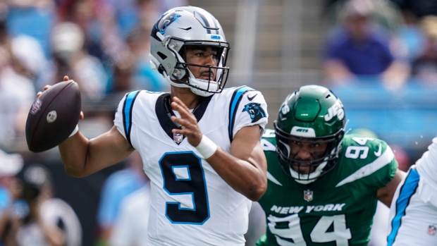Carolina Panthers Bryce Young limited to 21 yards in preseason debut against New York Jets - TSN.ca