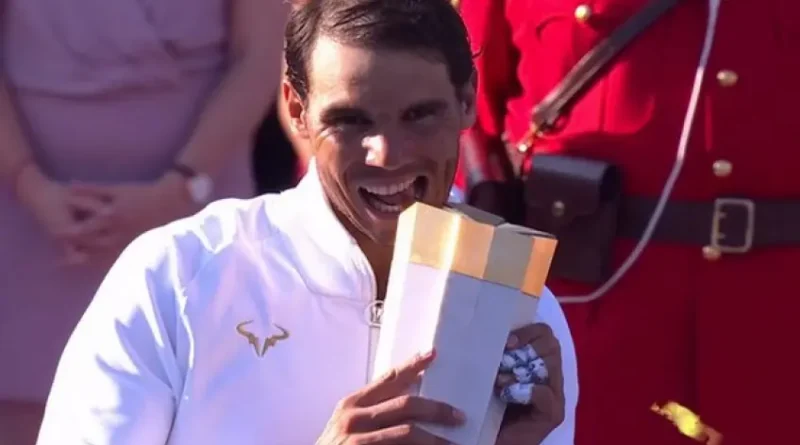 Rafael Nadal celebrates 80th ATP title in Toronto